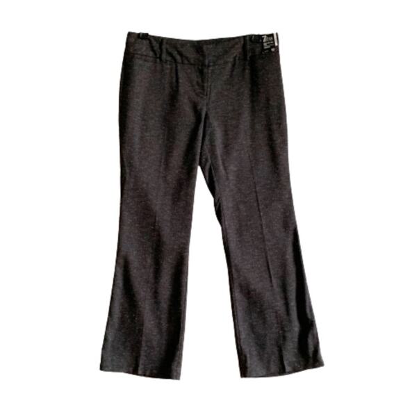 NY & Co 7th Avenue Pants Signature Fit Gray Bootcut Dress Work Pant Size 12P NEW - Picture 1 of 14
